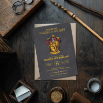 Harry Potter Birthday | Gryffindor Chalkboard Invitation