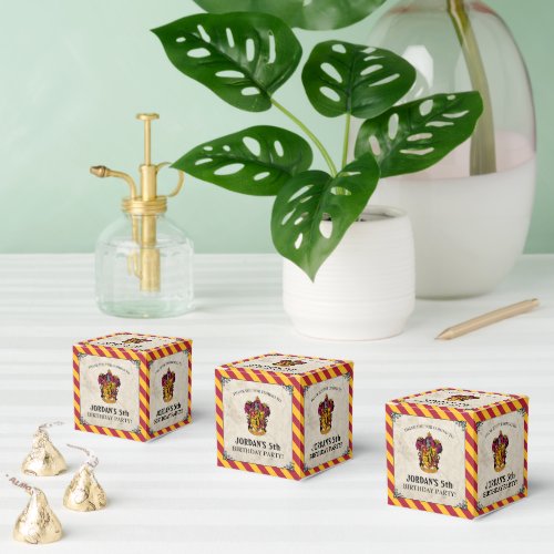 Harry Potter Birthday | Gryffindor Favor Boxes