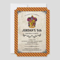 Harry Potter Birthday | Gryffindor Invitation