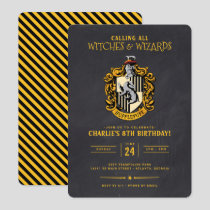 Harry Potter Birthday | Hufflepuff Chalkboard Invitation