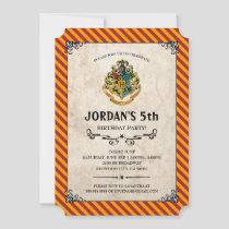 Harry Potter Birthday Invitation