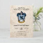 Harry Potter Birthday | Ravenclaw Invitation (Standing Front)