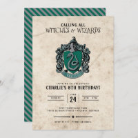 Slytherin Harry Potter Birthday Card Harry Potter Gifts Slytherin