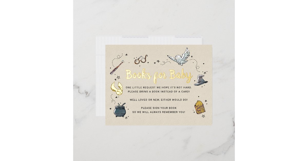 Harry Potter - Books for Baby Invitation | Zazzle