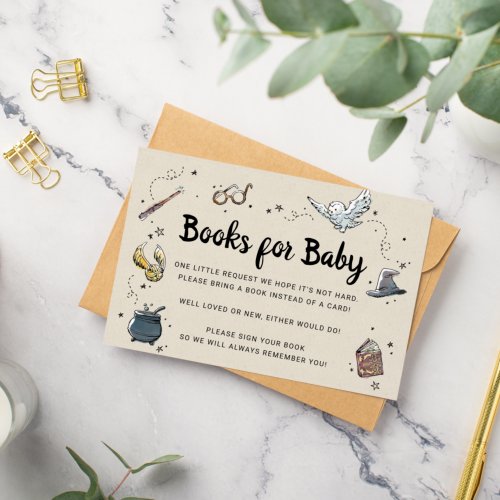 Harry Potter _ Books for Baby Invitation