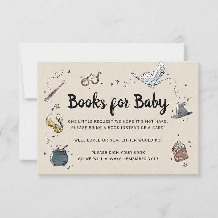 Harry Potter - Books for Baby Invitation | Zazzle