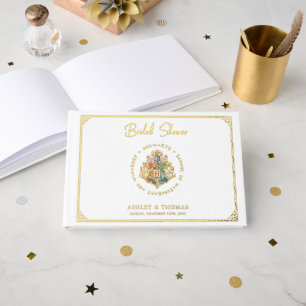 Harry Potter Bridal Shower Guest Gift List Foil Guest Book