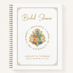Harry Potter Bridal Shower Guest Gift List Notebook