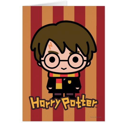 Harry Potter Cartoon Character Art Cards (Front)