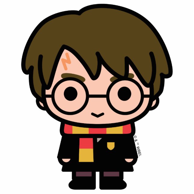 Harry Potter Cartoon Character Art Cutout (Front)