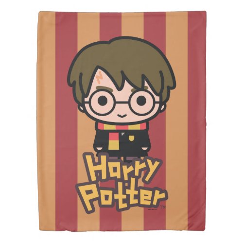 Harry Potter Cartoon Character Art Duvet Cover