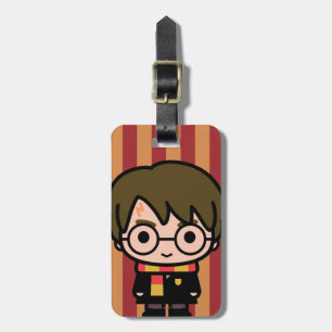 Harry Potter Cartoon Character Art Luggage Tag