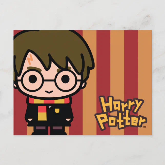Harry Potter Cartoon Character Art Postcard Zazzle 
