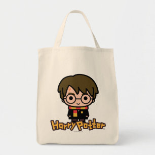 Harry Potter Cartoon Character Art Tote Bag