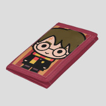 Harry Potter Cartoon Character Art Tri-fold Wallet