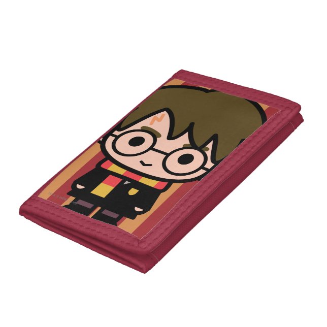 Harry Potter Cartoon Character Art Tri-fold Wallet (Bottom)