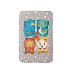 HARRY POTTER™ CARTOON HOGWARTS™ HOUSES BATH MAT