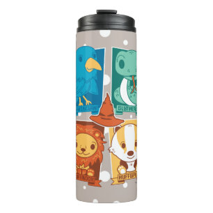 HARRY POTTER™   CARTOON HOGWARTS™ HOUSES THERMAL TUMBLER
