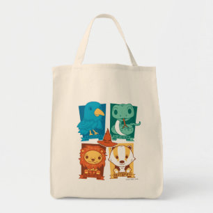 HARRY POTTER™ CARTOON HOGWARTS™ HOUSES TOTE BAG