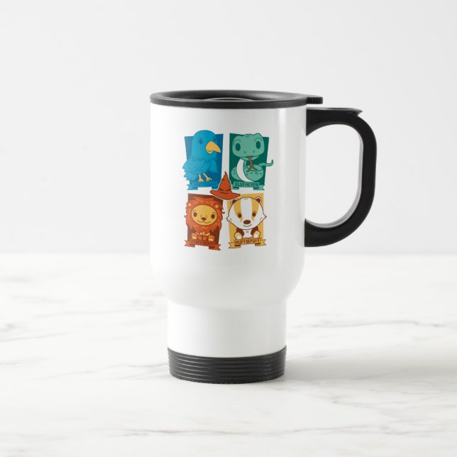 HARRY POTTER™ | CARTOON HOGWARTS™ HOUSES TRAVEL MUG (Right)