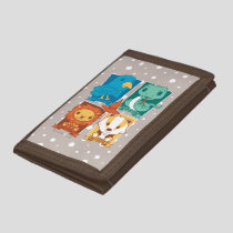 HARRY POTTER™ | CARTOON HOGWARTS™ HOUSES TRIFOLD WALLET