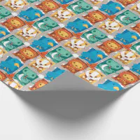 Harry Potter Cartoon Scenes Pattern Wrapping Paper