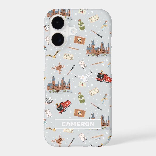 Harry Potter Cartoon Hogwarts Pattern Case-Mate iPhone Case (Back)