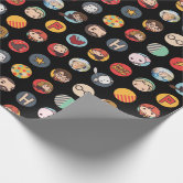 Harry Potter Cartoon Scenes Pattern Wrapping Paper