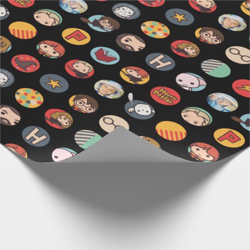 Harry Potter Cartoon Icons _  2 Photos Wrapping Paper