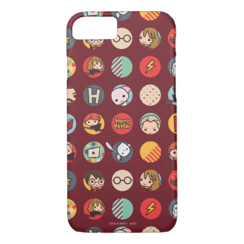 Harry Potter Cartoon Icons Pattern iPhone 87 Case