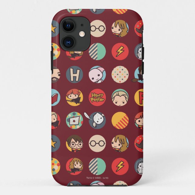Harry Potter Cartoon Icons Pattern Case-Mate iPhone Case (Back)