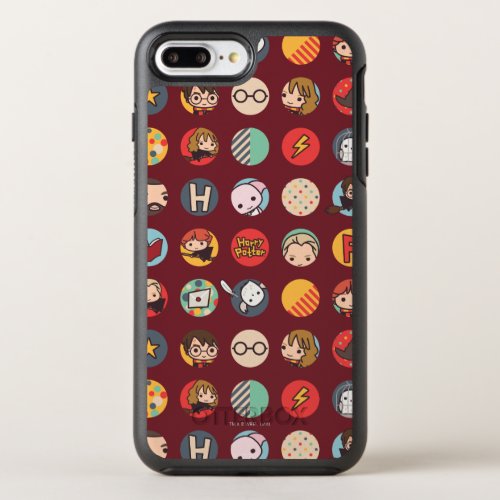 Harry Potter Cartoon Icons Pattern OtterBox Symmetry iPhone 8 Plus7 Plus Case