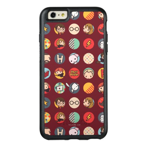 Harry Potter Cartoon Icons Pattern OtterBox iPhone 66s Plus Case