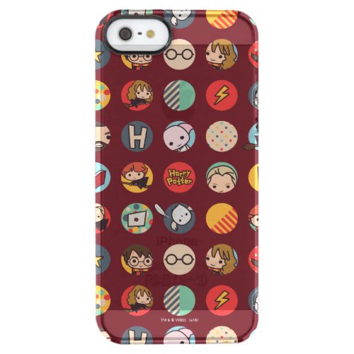 Harry Potter Cartoon Icons Pattern Clear iPhone SE55s Case
