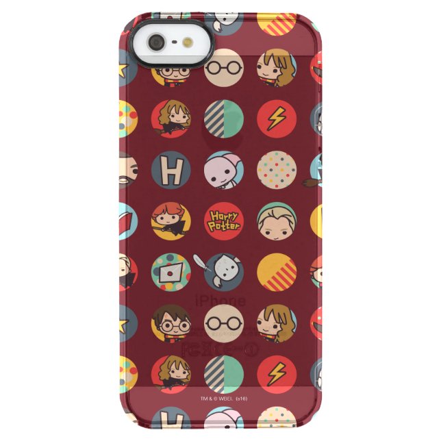 Harry Potter Cartoon Icons Pattern Uncommon iPhone Case (Back)