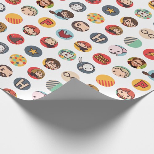 Harry Potter Cartoon Icons _  Photo Wrapping Paper