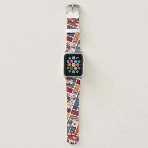 Harry Potter Cartoon Scenes Pattern Apple Watch Band