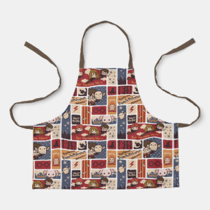 Harry Potter Cartoon Scenes Pattern Apron