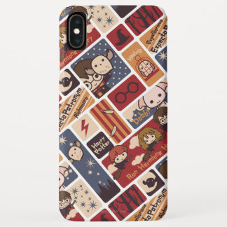 Harry Potter Cartoon Scenes Pattern iPhone XS Max Case