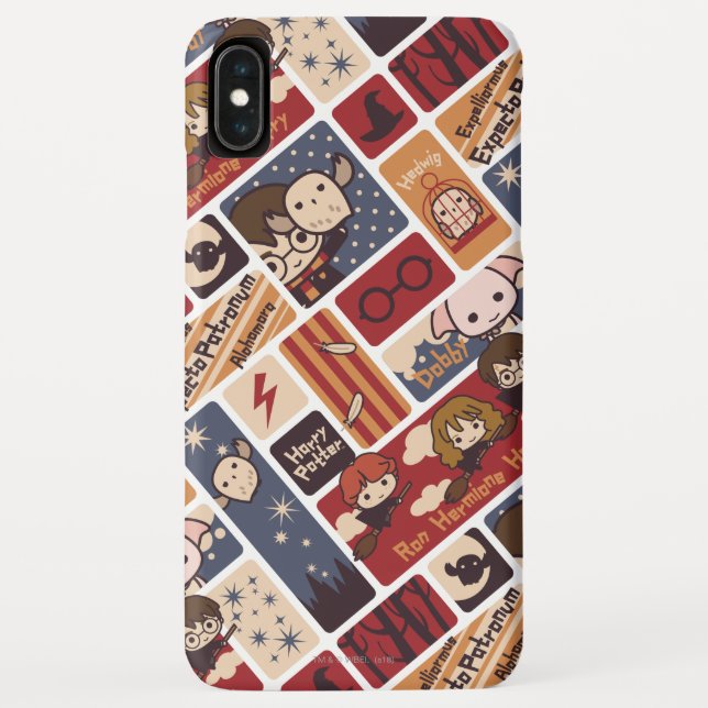 Harry Potter Cartoon Scenes Pattern Case-Mate iPhone Case (Back)