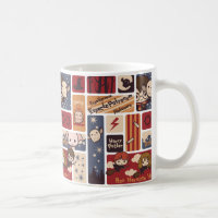 Harry Potter Cartoon Scenes Pattern Coffee Mug