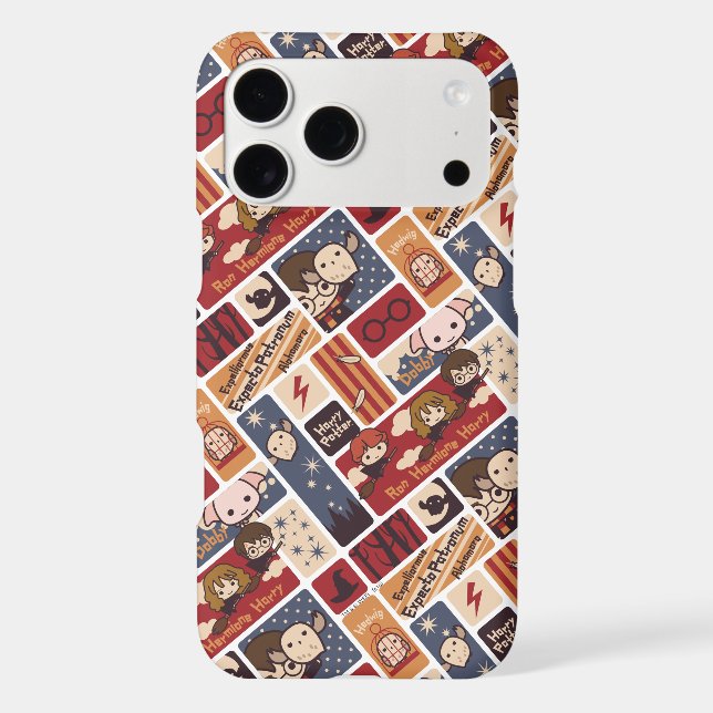 Harry Potter Cartoon Scenes Pattern Iphone Case (Back)