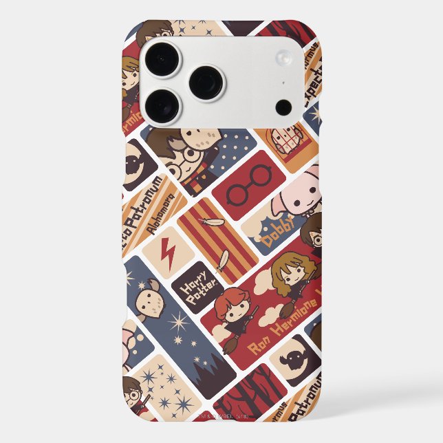 Harry Potter Cartoon Scenes Pattern Iphone Case (Back)