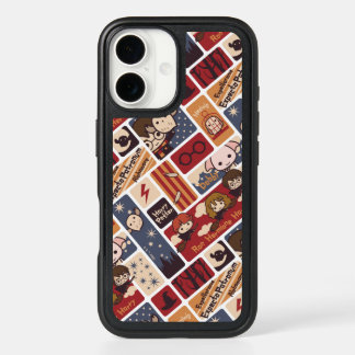 Harry Potter Cartoon Scenes Pattern iPhone 16 Case