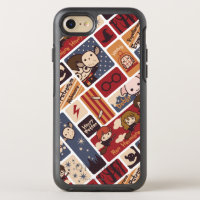 Harry Potter Cartoon Scenes Pattern OtterBox Symmetry iPhone 7 Case