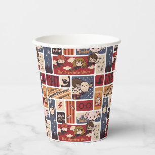Harry Potter Cartoon Scenes Pattern Paper Cups