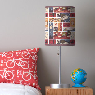 Harry Potter Cartoon Scenes Pattern Table Lamp
