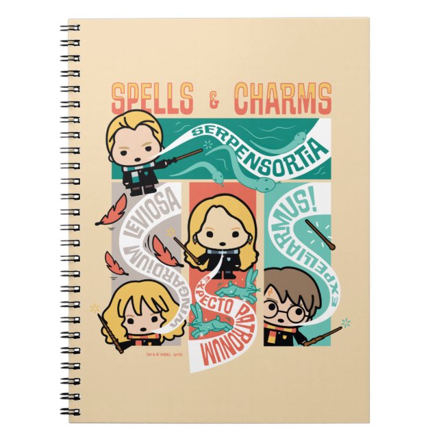 HARRY POTTER™ | CARTOON SPELLS & CHARMS NOTEBOOK (Front)