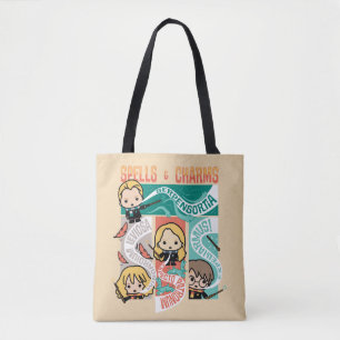 HARRY POTTER™ CARTOON SPELLS & CHARMS TOTE BAG