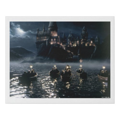 Harry Potter Castle  Arrival at Hogwarts Faux Canvas Print